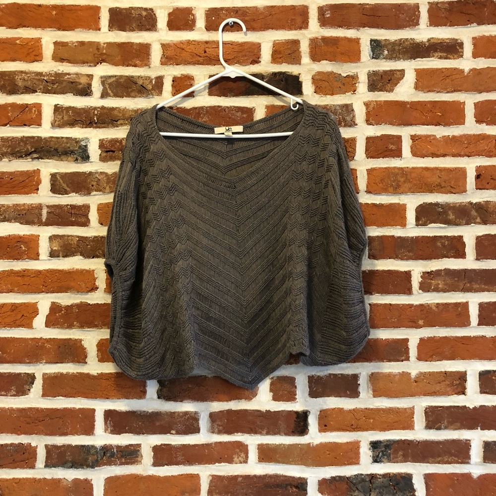 Cropped Knit Sweater (Short Sleeve)